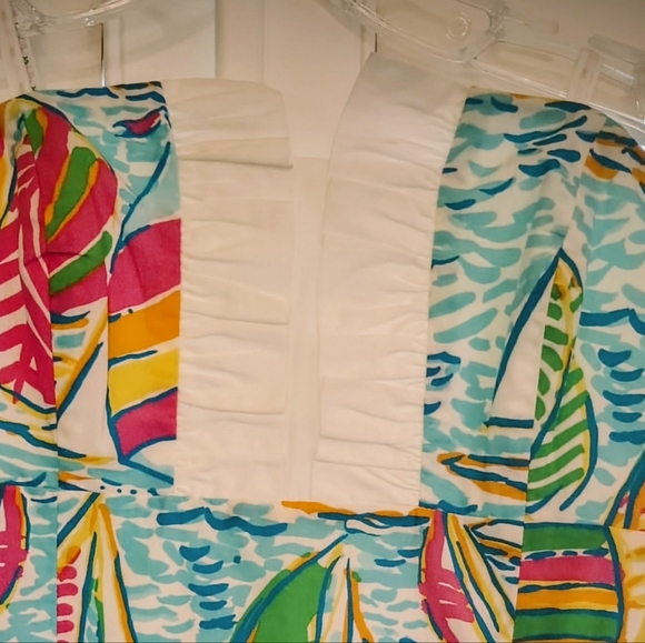 NEW Lilly Pulitzer You Gotta Regatta Franco Sz 00 Strapless Sailing Tuxedo Dress - Picture 9 of 9